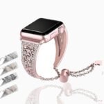 Women Diamond Band For A Series 8 7 6 5 4 3  stainless steel strap